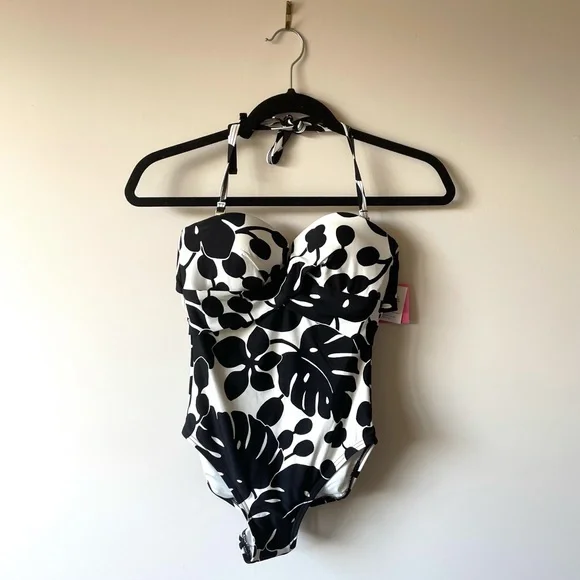 NWT KATE SPADE / BANDEAU UNDERWIRE ONE PIECE SWIMSUIT - Picture 4 of 7